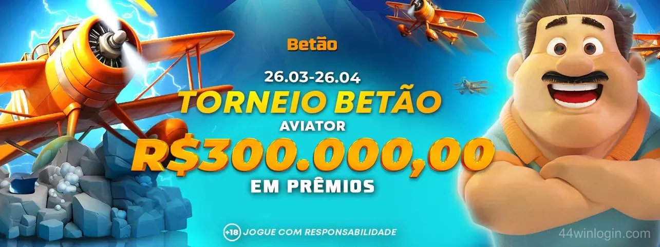 Promoção de bônus de boas-vindas 44win